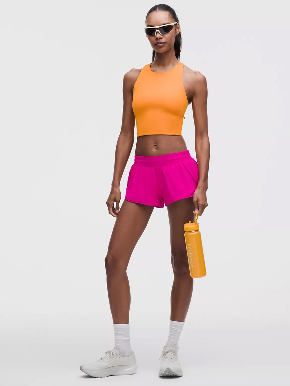 Lululemon Hotty Hot Running Shorts Size 6 Hot Pink Fuchsia
